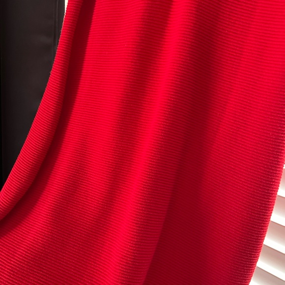 Bar III Vibrant Red Knit Dress - Picture 3 of 6